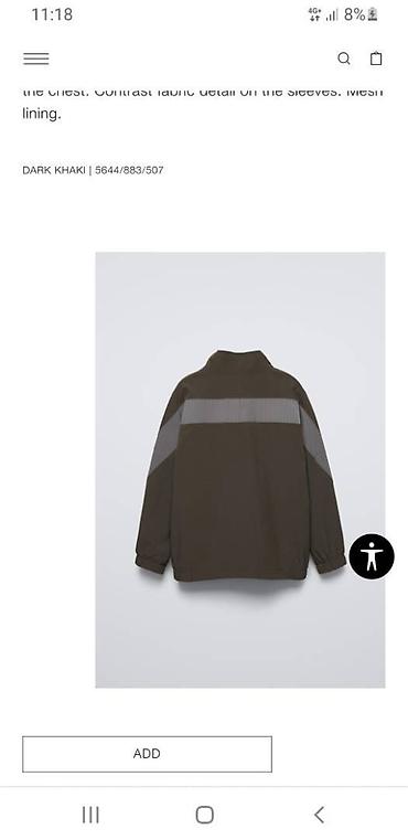 кидс: Ветровка от zara оригинал, новая с этикеткой . Размер 9-10л — 2