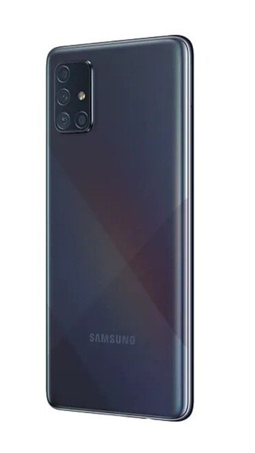 samsung galaxy c5: Samsung Galaxy A71, 128 GB, rəng - Qara, Barmaq izi, İki sim kartlı, Sənədlərlə