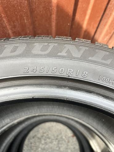245 70 19 5: Шины 245 / 50 / R 18, Зима, Б/у, Комплект, Германия, Dunlop — 4