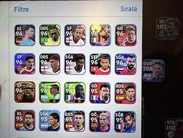 pes 21 disk: EFootball hesabı/squad – yüksək reytinqli oyunçu kolleksiyası - Oyun — 3
