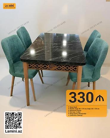 Mebel: Masa dəsti – La Mini - Ölçülər: Açıq 80×170 sm, bağlı 80×130 sm - — 1