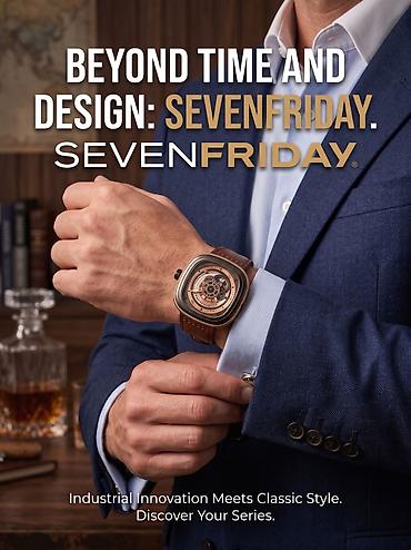 İşlənmiş, Qol saatı, Sevenfriday, rəng - Qara