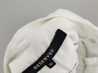 białe bluzki basic: Reserved, Spodnie materiałowe damskie, rozmiar S — 4