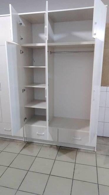 Шкафы для одежды: Шкаф для одежды, Новый, Прямой, ЛДСП — 15