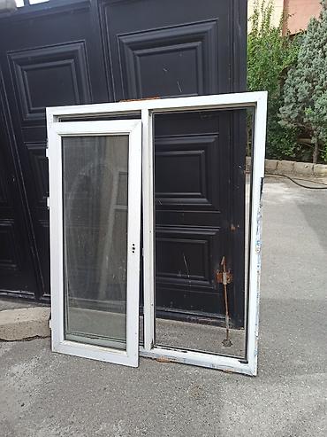 Təmir və tikinti: PVC pəncərə bloku - Material: ağ PVC profil - Komplekt: iki bölməli — 2