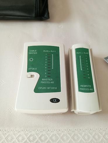 Ölçmə cihazları: RJ45/RJ11 kabel testeri dəsti – PINGCOOL-468 (MASTER + REMOTE) - — 1