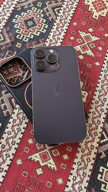 islenmis soyuducu: IPhone 14 Pro, 256 GB, Deep Purple, Face ID — 2
