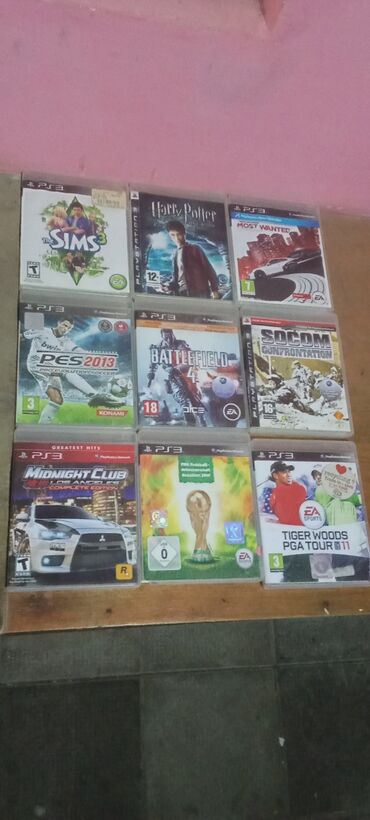 PS3 (Sony PlayStation 3): PlayStation3 diskleri satilir 9 denesi 30 manatdan verirem