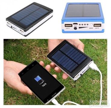 paket stvari: Solarni power bank SOLARNI Power Bank akumulator 60000mAh Power Bank