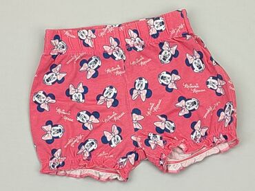 letnie legginsy jezdzieckie: Szorty, Disney, 0-3 m, stan - Bardzo dobry