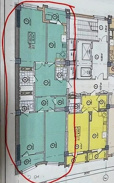 Продается 3-х комнатная квартира 📍Адрес: Асанбай 🏗️Застройщик: НБК