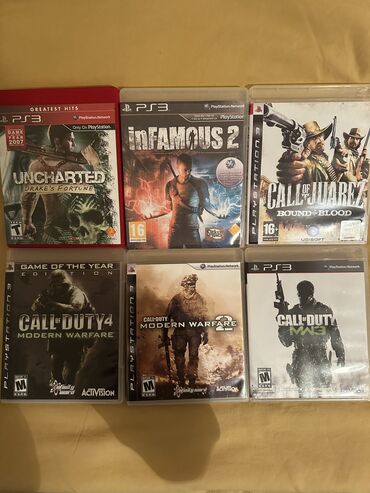 playstation kirayesi: Playstation 3 üçün Uncharted Drakes Fortune - 15 azn InFamous 2 - 10 at lalafo.az playstation kirayesi: Playstation 3 üçün Uncharted Drakes Fortune - 15 azn InFamous 2 - 10