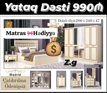 yataq otağı modelləri: Yataq otağı dəsti