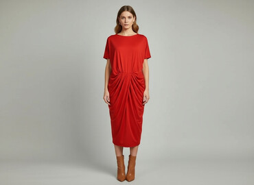czerwona sukienki ołówkowa: Women`s dress, size L