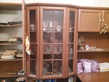 Шкафы для одежды: Шкаф для одежды, Б/у, Прямой, Дерево — 7