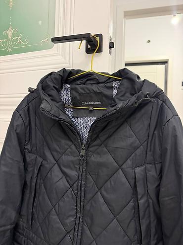 Мужская куртка, 2XL, 2XS, Calvin Klein, Б/у, цвет - Синий, Самовывоз, Платная доставка