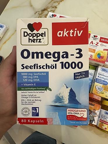 Doppelherz aktiv Omega-3 Seefischöl 1000 – dəniz balığı yağından