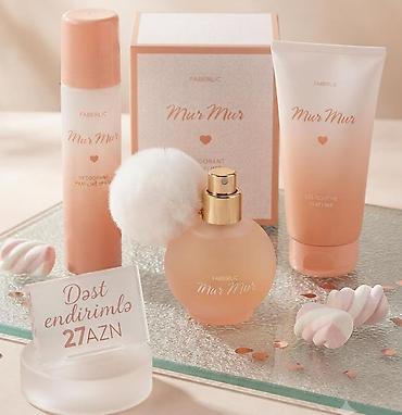 mur mur: Mur Mur seriyasından dəst endirimlə 
ətir 50ml duş geli və sprey — 1