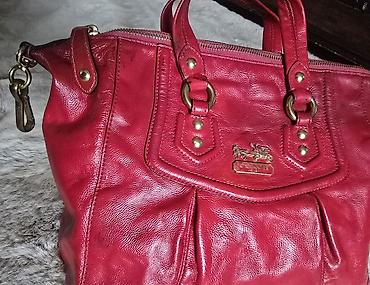 Torbe: Coach Madison Sabrina satchel bag. Coach kožna crvena torba sa — 9