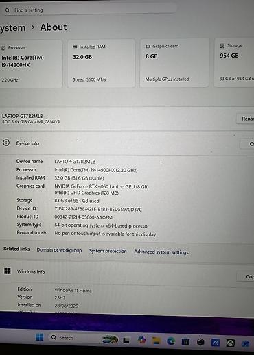 notebook: Игровой, Б/у, Intel Core i9, В рассрочку — 5