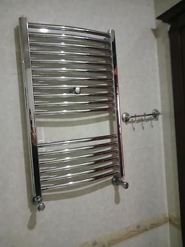 quru odun: Xrom örtüklü hamam üçün divara quraşdırılan dəsmal qurudan/radiator — 1