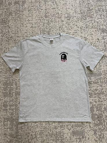 ремень stussy: Новая Футболка Bape x Stüssy, светло‑серая Качество 100% хлопок Очень — 1