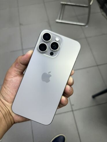 цены на айфон 15 про макс в бишкеке: IPhone 15 Pro Max, Колдонулган, 256 ГБ, Natural Titanium, 96 %