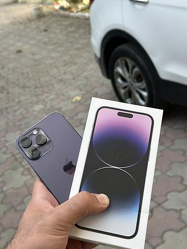 IPhone 14 Pro Max, 256 GB, Deep Purple, Face ID lalafo.az -da IPhone 14 Pro Max, 256 GB, Deep Purple, Face ID