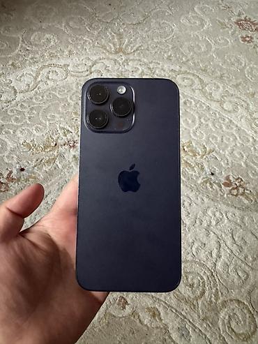 Apple iPhone: IPhone 14 Pro Max, Б/у, 256 ГБ, Deep Purple, Чехол, 80 % — 2