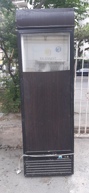 Soyuducular: İşlənmiş 1 qapılı Beko Soyuducu Satılır, rəng - Qara, Dispenserli