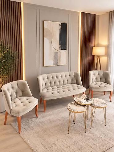 namestaj ada: Set tapaciranog klub nameštaja – 3 dela Opis: - Elegantni set za — 7