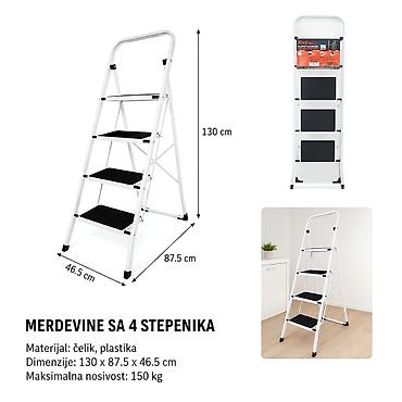 Gazišta za stepenice: KMT Četvoroslojna gvozdena 9368918-A Čvrste gvozdene merdevine sa — 1