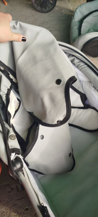 купить коляску в польше бу: Балдар арабасы, түсү - Күмүш, Колдонулган