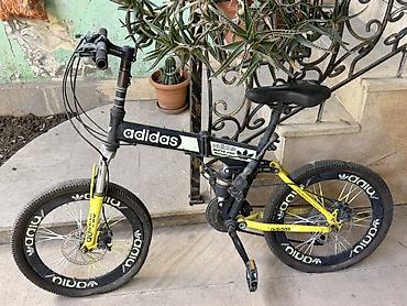Velosipedlər: Adidas markalı katlanabilir dağ velosipedi - Rəng: qara/sarı, çərçivə — 4