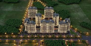 brk group: 3 комнаты, 143 м², Асанбай мкр Элитка, 9 этаж, ПСО (под самоотделку) — 1