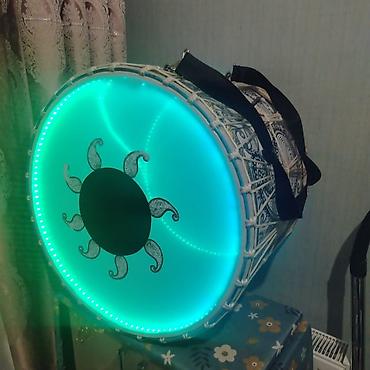 3v adapter: LED işıqlı zurna davulu - Korpus: klassik kəlləvi iplə bərkidilmiş — 2
