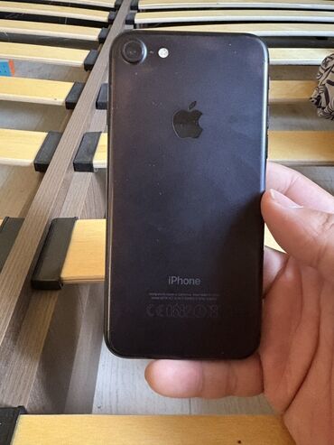 купить нерабочий телефон: IPhone 7, Б/у, 32 ГБ, Черный, 100 %