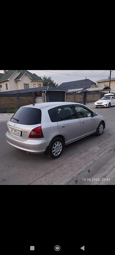 civic 2001: Honda Civic: 2002 г., 1.5 л, Автомат, Бензин, Хэтчбэк — 2