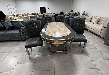 Qonaq otağı üçün, Yeni, Açılmayan, Oval masa, 6 stul lalafo.az -da Qonaq otağı üçün, Yeni, Açılmayan, Oval masa, 6 stul