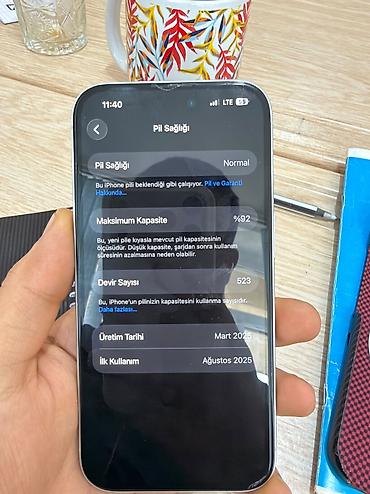 iphone 13 oro: IPhone 16, 128 GB, Gümüşü — 4