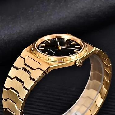 Ručni satovi: PAGANI DESIGN PD-YS020 - 37mm - Zlatna / Crna PAGANI DESIGN PD-YS020 — 6