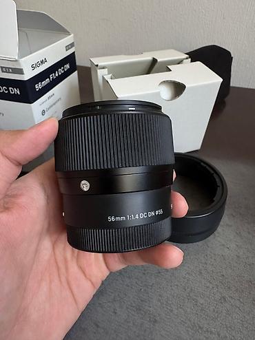 socket 1155: Объектив Sigma 56mm F1.4 DC DN, байонет E-mount для Sony. ✏️ состояние — 2