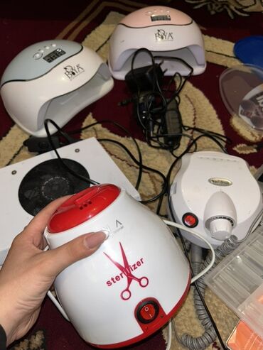 Manikür, pedikür aparatları: Manikür/nail art üçün tam avadanlıq və material dəsti - 2 ədəd BOYA — 16