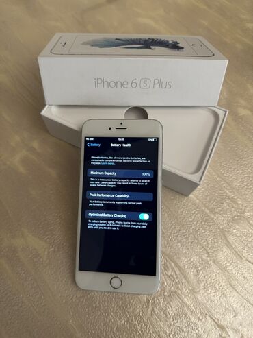 Apple iPhone: IPhone 6s Plus, Gümüşü, Barmaq izi