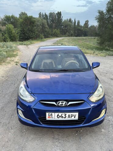 авто из европы в кыргызстан: Hyundai Accent: 2012 г., 1.6 л, Автомат, Газ, Седан