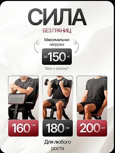 горизонт: Многофункциональная скамья ADKING/PUmper с партой Скотта - — 7