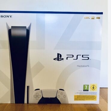 Sony PlayStation: PS5 с дисководом память 1000гиг, 8К, HDR, комплект полный, все