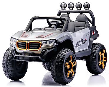 koledzice za decake: 030410 Džip BMW 12V Sivi Sivi džip na akumulator osmišljen za — 1