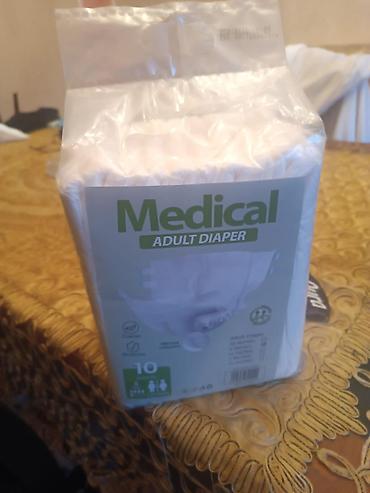 prima pampers: Yaşlı adamlar üçün pampers var. S razmer.
Paçkasi 8 manat — 1