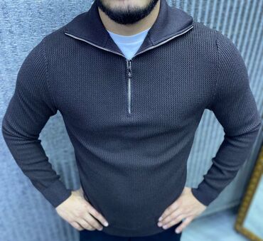 Sviterlər: Sviter, 3XL, rəng - Qəhvəyi — 1